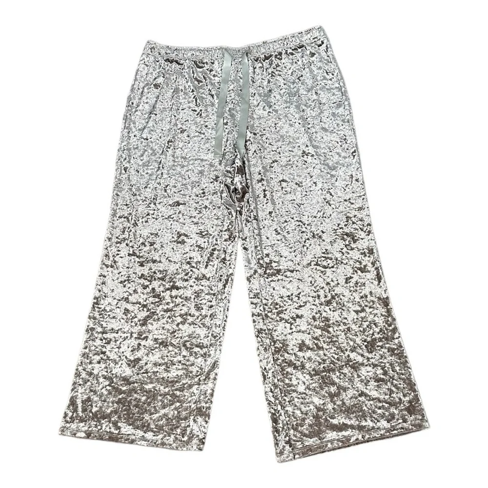Cato Crushed Velour Pajama Pants